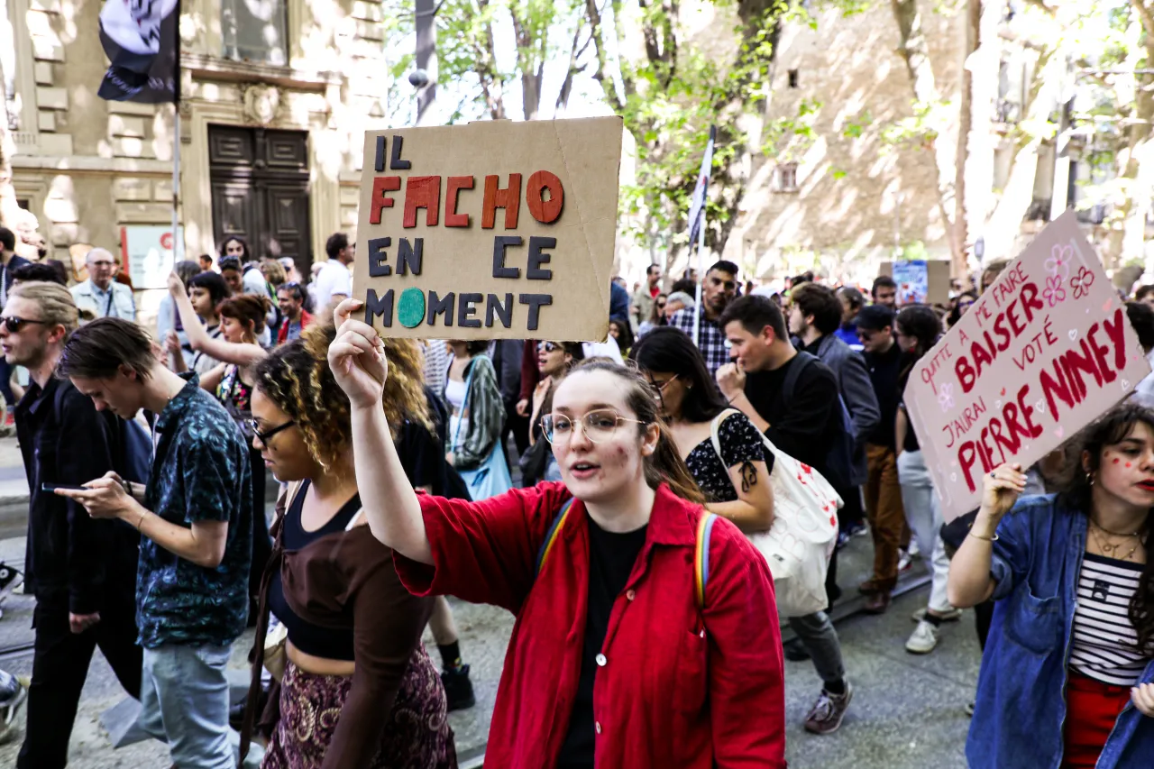 Une manifestation contre l&rsquo;extrême droite le 1er mai à Montpellier